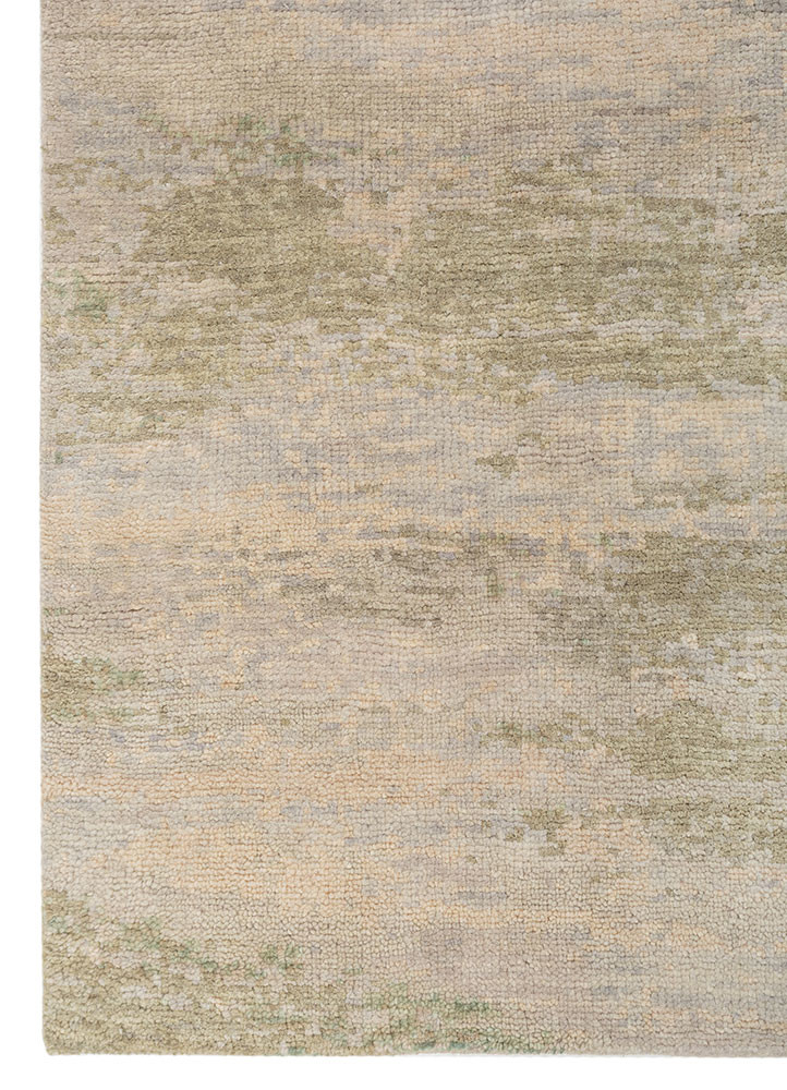 uvenuti blue wool hand knotted Rug - Corner uvenuti blue wool hand knotted Rug - Corner