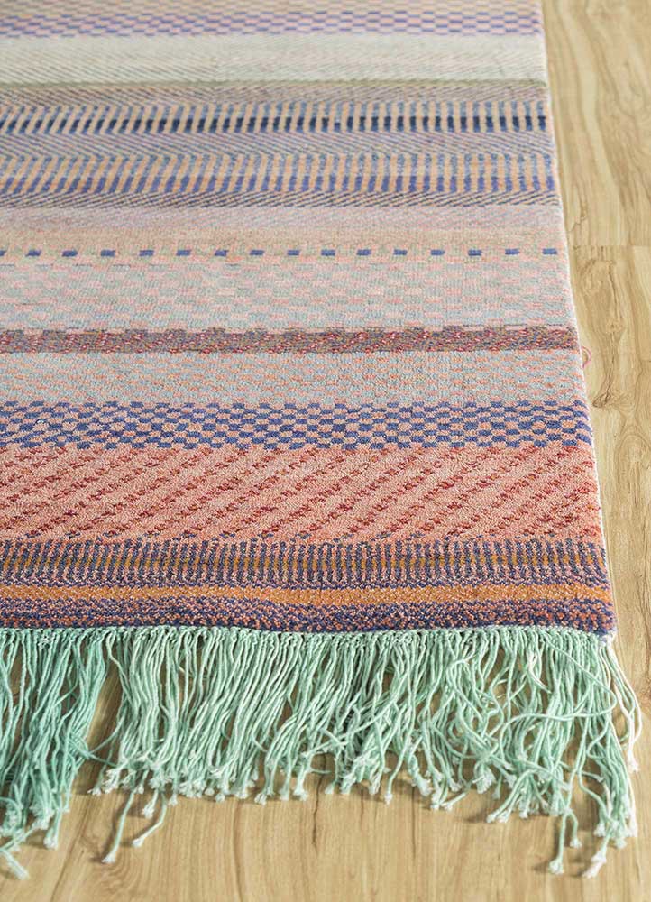manchaha multi wool hand knotted Rug - Corner manchaha multi wool hand knotted Rug - Corner