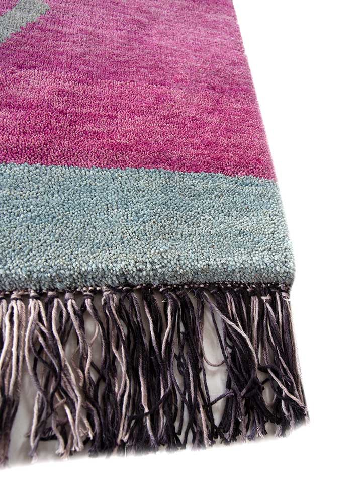 freedom manchaha blue wool and bamboo silk hand knotted Rug - Corner freedom manchaha blue wool and bamboo silk hand knotted Rug - Corner