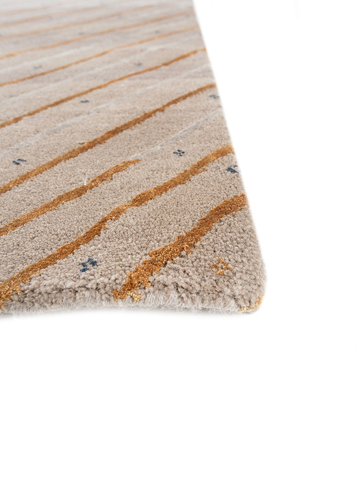 manchaha grey and black wool and bamboo silk hand knotted Rug - Corner manchaha grey and black wool and bamboo silk hand knotted Rug - Corner