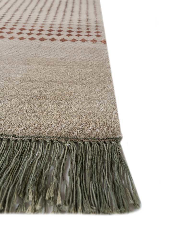 manchaha grey and black wool and bamboo silk hand knotted Rug - Corner manchaha grey and black wool and bamboo silk hand knotted Rug - Corner