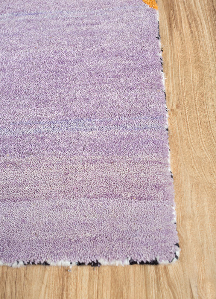 freedom manchaha pink and purple wool and bamboo silk hand knotted Rug - Corner freedom manchaha pink and purple wool and bamboo silk hand knotted Rug - Corner