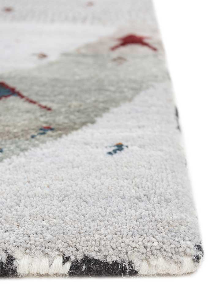 freedom manchaha blue wool and bamboo silk hand knotted Rug - Corner freedom manchaha blue wool and bamboo silk hand knotted Rug - Corner
