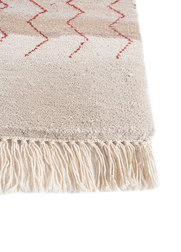 freedom manchaha ivory wool and bamboo silk hand knotted Rug - Corner freedom manchaha ivory wool and bamboo silk hand knotted Rug - Corner