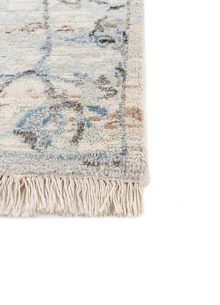 erbe ivory afghan wool hand knotted Rug - Corner erbe ivory afghan wool hand knotted Rug - Corner