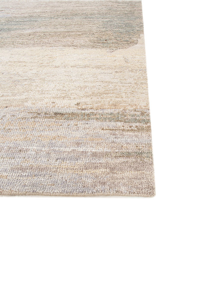 entropy grey and black wool hand knotted Rug - Corner entropy grey and black wool hand knotted Rug - Corner