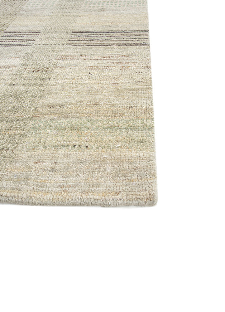 blythe green afghan wool hand knotted Rug - Corner blythe green afghan wool hand knotted Rug - Corner