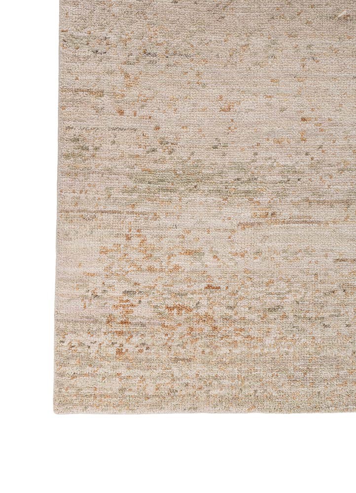aprezo ivory wool hand knotted Rug - Corner aprezo ivory wool hand knotted Rug - Corner