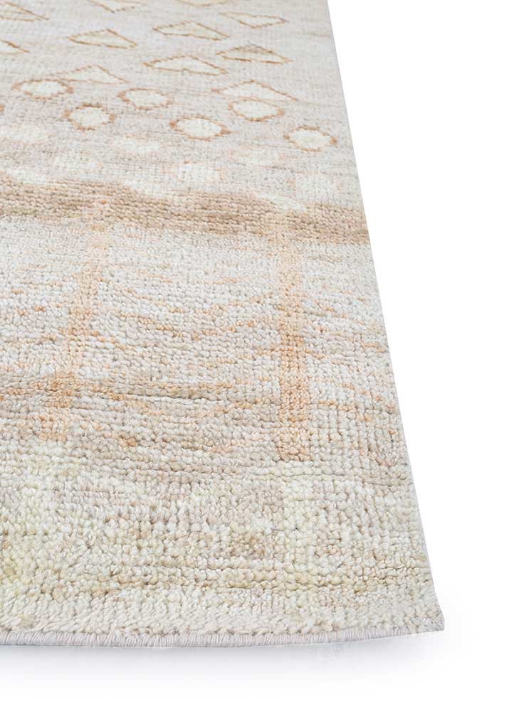 manchaha pink and purple wool hand knotted Rug - Corner manchaha pink and purple wool hand knotted Rug - Corner