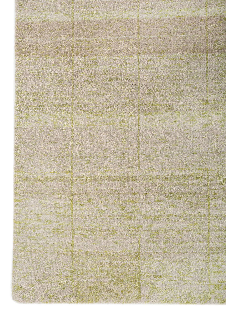 kavi x manchaha green wool hand knotted Rug - Corner kavi x manchaha green wool hand knotted Rug - Corner