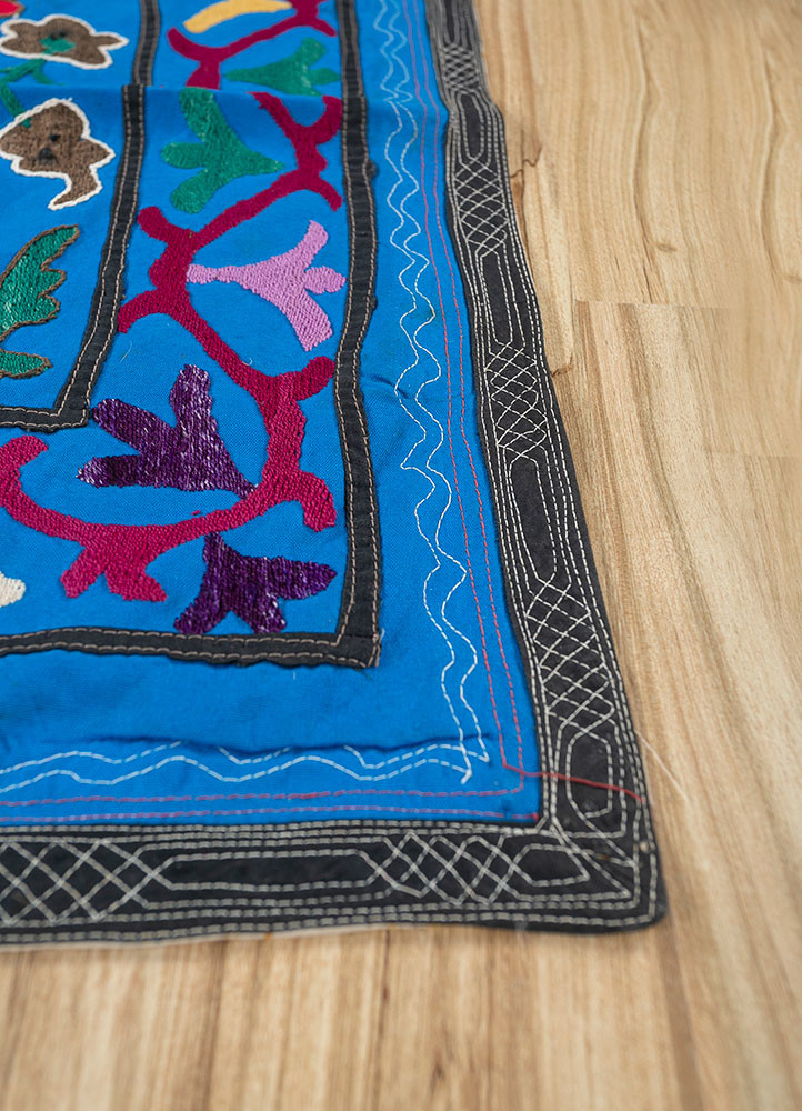 jean blue cotton hand loom Home Textile - Corner