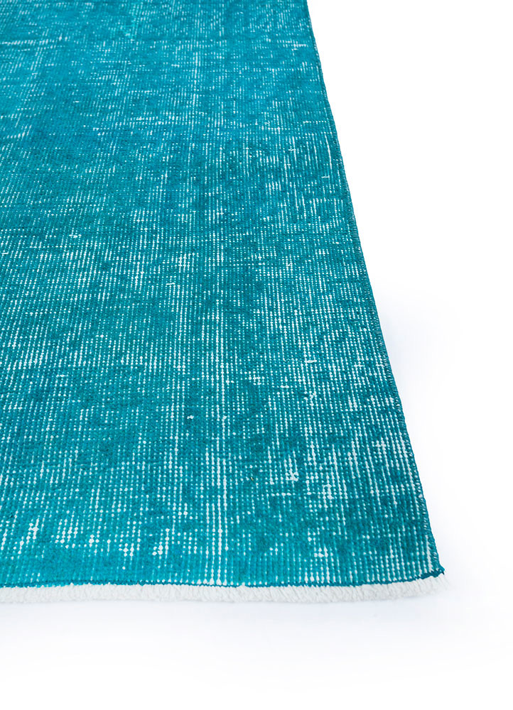 lacuna blue wool hand knotted Rug - Corner lacuna blue wool hand knotted Rug - Corner