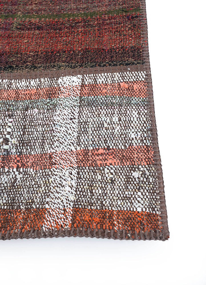 provenance beige and brown wool hand knotted Rug - Corner provenance beige and brown wool hand knotted Rug - Corner
