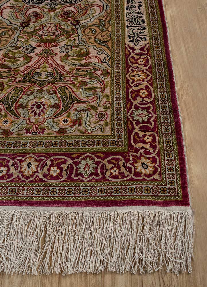 Gulmarg Gold Hand Knotted Silk RugsPae4713Jaipur Rugs