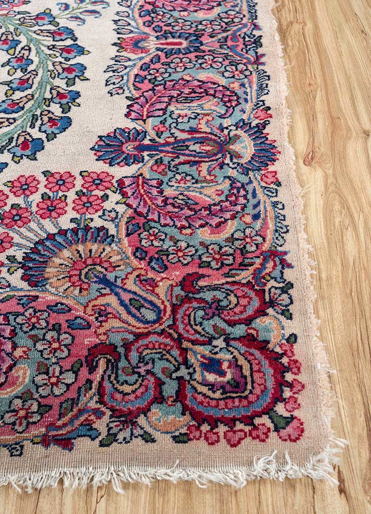 gulmarg gold wool hand knotted Rug - Corner gulmarg gold wool hand knotted Rug - Corner