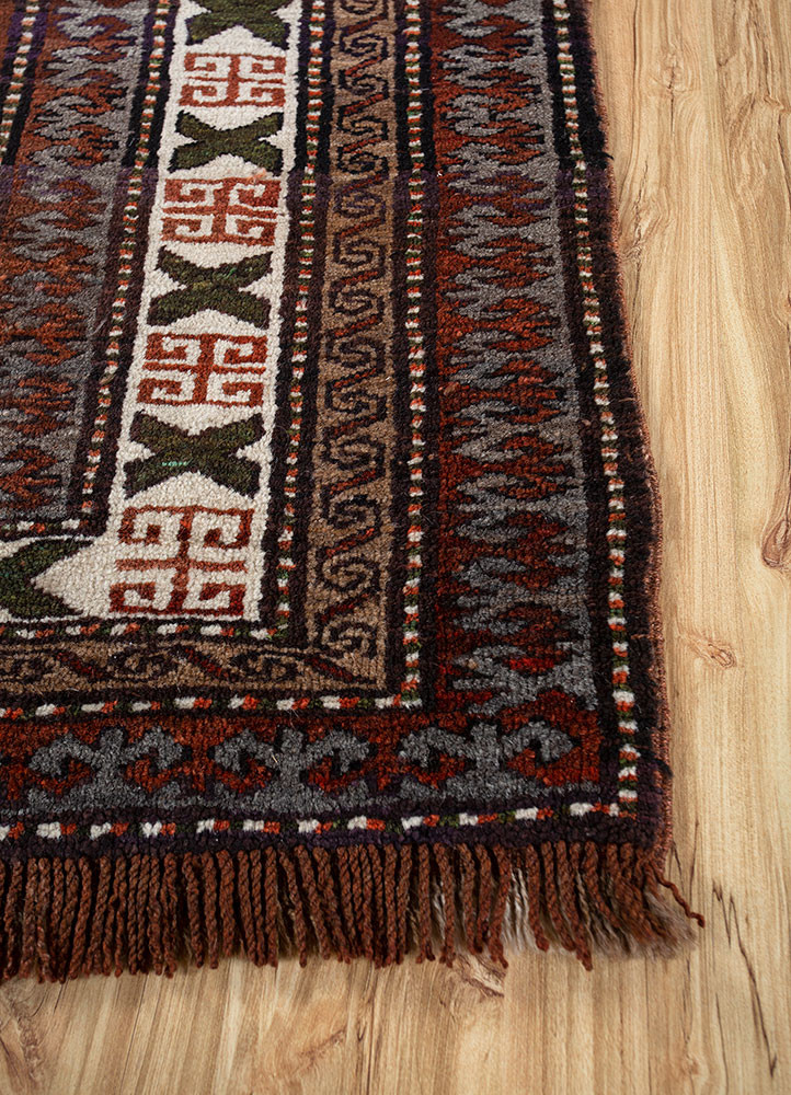 nuray blue wool hand knotted Rug - Corner nuray blue wool hand knotted Rug - Corner