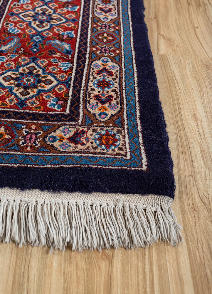 aalam gold wool hand knotted Rug - Corner aalam gold wool hand knotted Rug - Corner