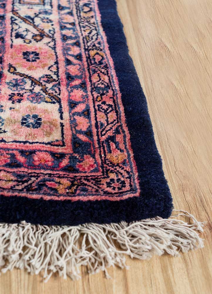 Aalam Blue Hand Knotted Wool RugsPae4859Jaipur Rugs