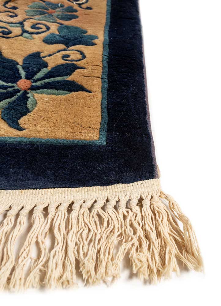 Vintage Blue Hand Knotted Wool RugsPae4943Jaipur Rugs