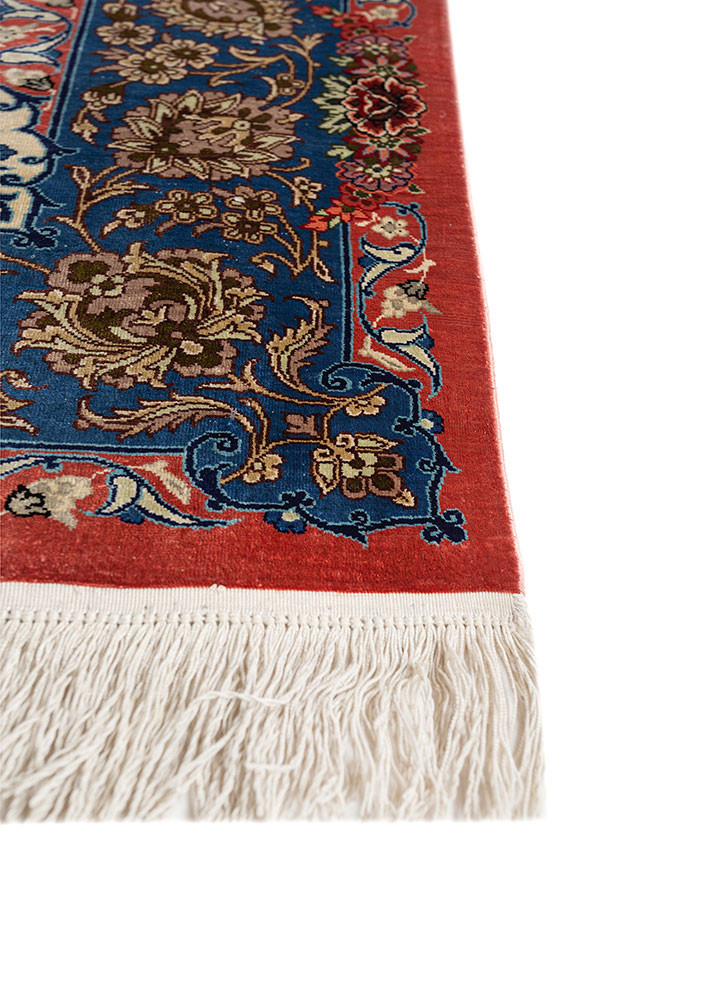 gulmarg gold silk hand knotted Rug - Corner gulmarg gold silk hand knotted Rug - Corner