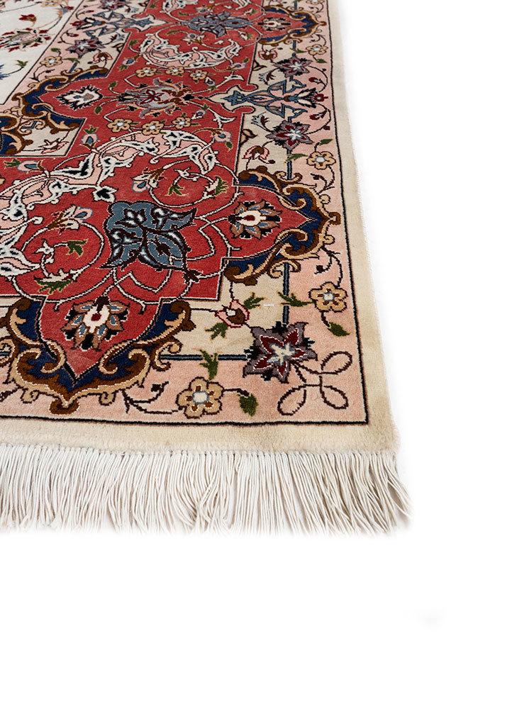 Aalam Ivory Hand Knotted Wool Rugs - Pae-5212 - Jaipur Rugs ZA
