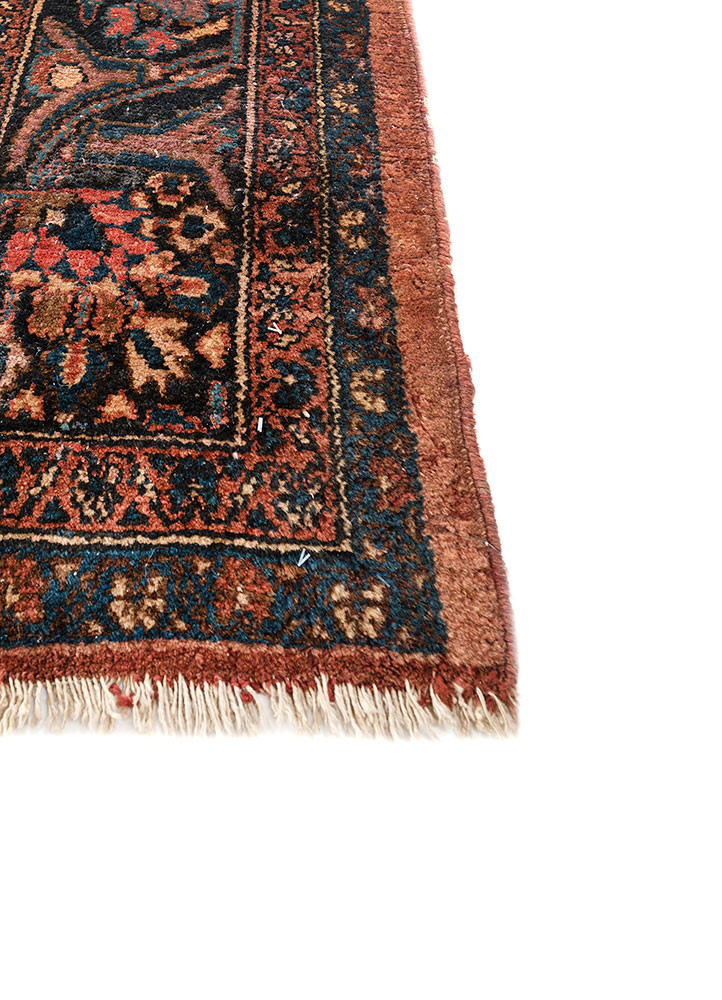 aalam grey and black wool hand knotted Rug - Corner aalam grey and black wool hand knotted Rug - Corner