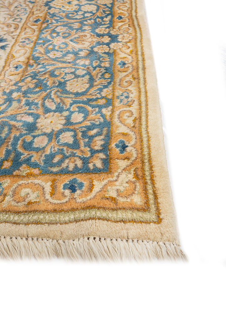 aalam red and orange wool hand knotted Rug - Corner aalam red and orange wool hand knotted Rug - Corner