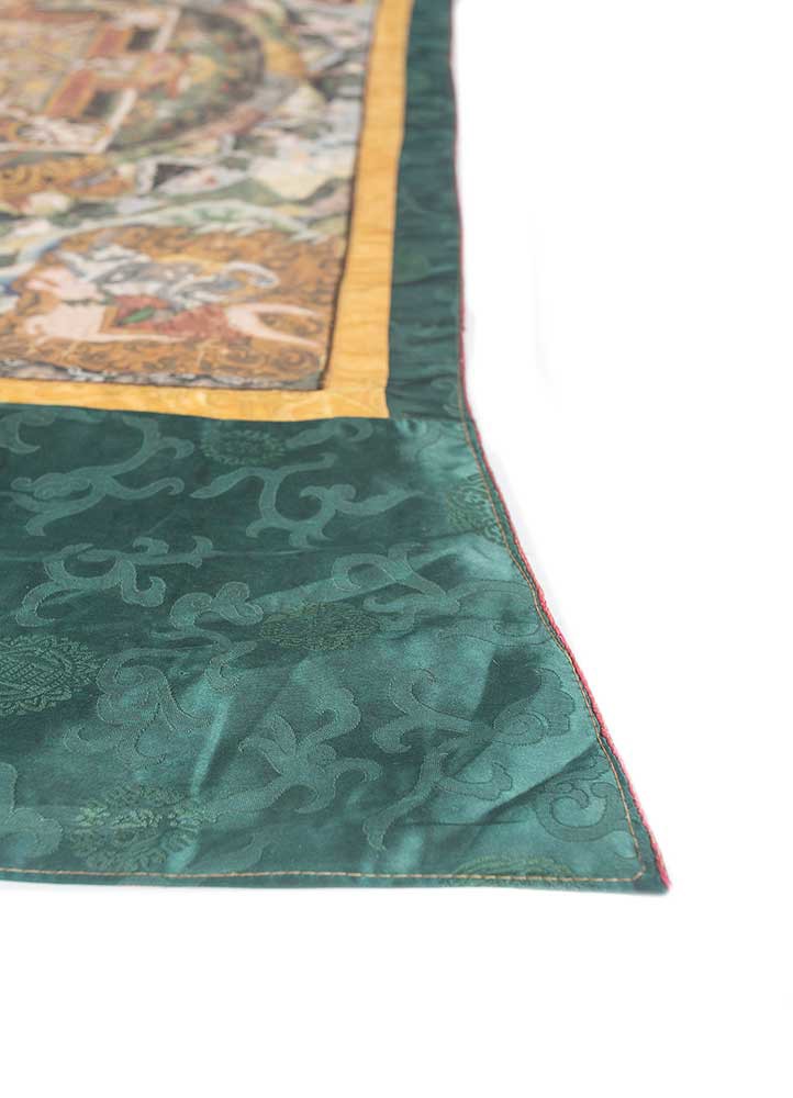 bespoke sile blue cotton wall art WALL ART & TAPESTRY - Corner