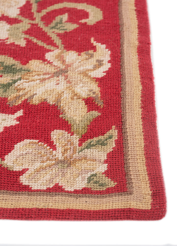 wall art red and orange wool flat weaves WALL ART & TAPESTRY - Corner wall art red and orange wool flat weaves WALL ART & TAPESTRY - Corner