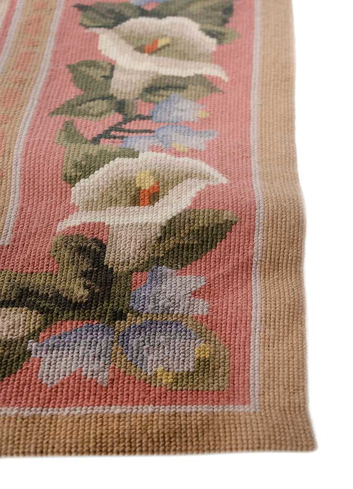 nayaab red and orange cotton flat weaves WALL ART & TAPESTRY - Corner