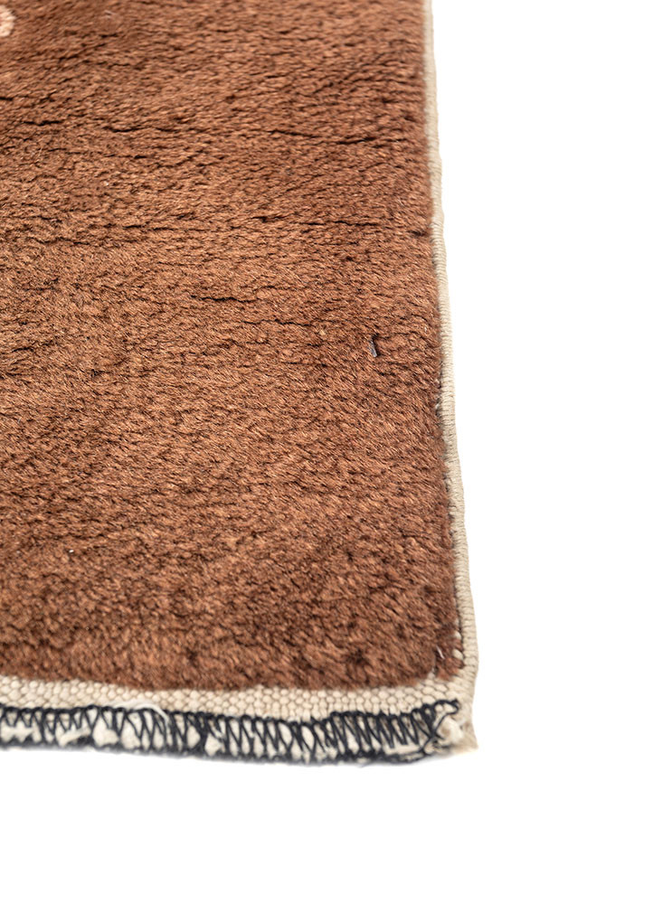 aalam red and orange wool hand knotted Rug - Corner aalam red and orange wool hand knotted Rug - Corner
