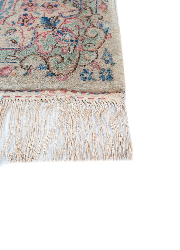 aalam red and orange wool hand knotted Rug - Corner aalam red and orange wool hand knotted Rug - Corner
