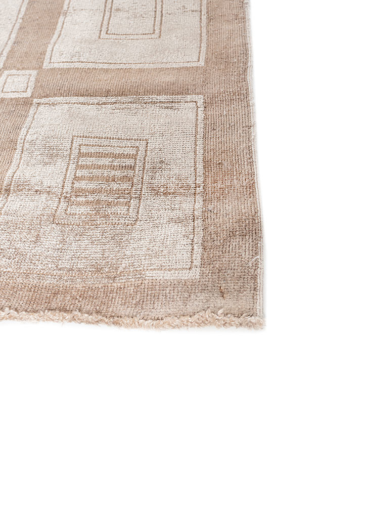 aalam green wool and silk hand knotted Rug - Corner aalam green wool and silk hand knotted Rug - Corner