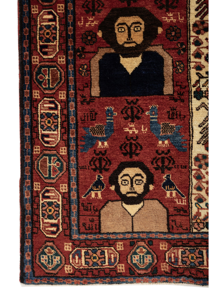 aprezo gold wool hand knotted Rug - Corner