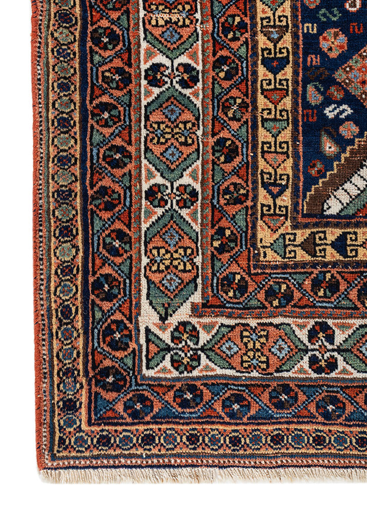 Aalam Blue Hand Knotted Wool Rugs - Pae-6450 - Jaipur Rugs AE