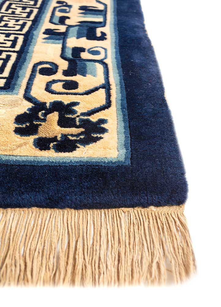 pechino beige and brown wool hand knotted Rug - Corner pechino beige and brown wool hand knotted Rug - Corner