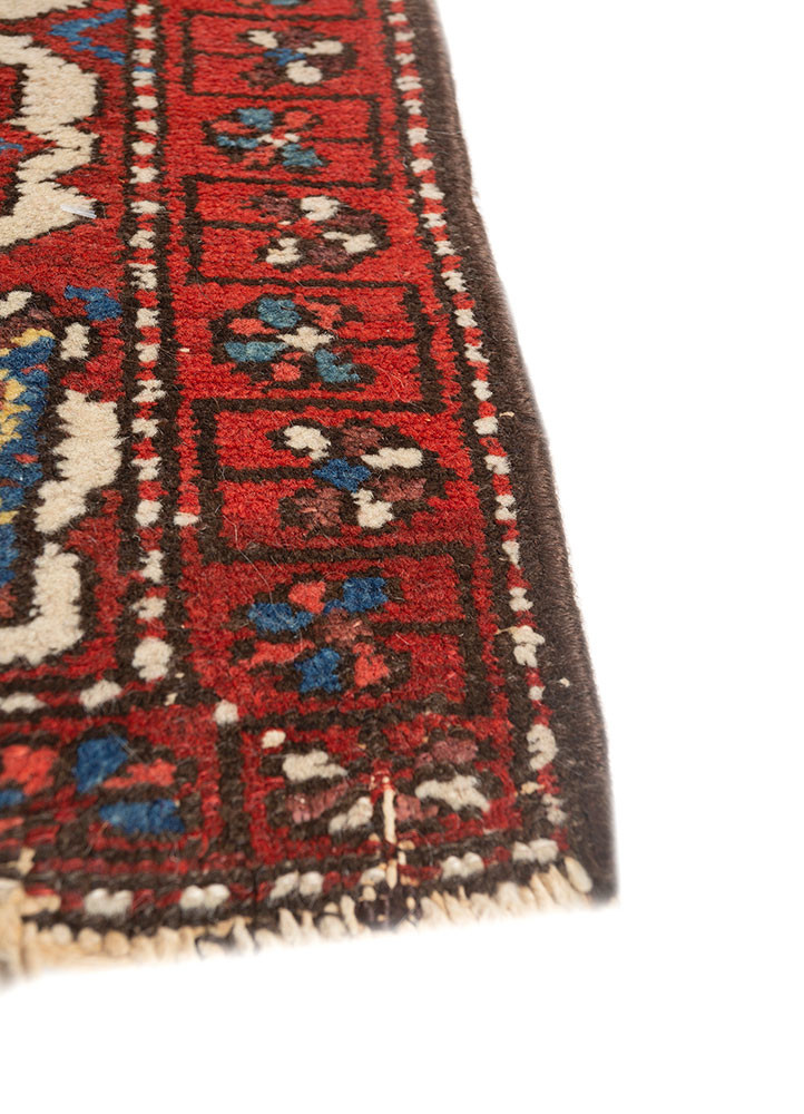 kiaan red and orange wool hand knotted Rug - Corner kiaan red and orange wool hand knotted Rug - Corner