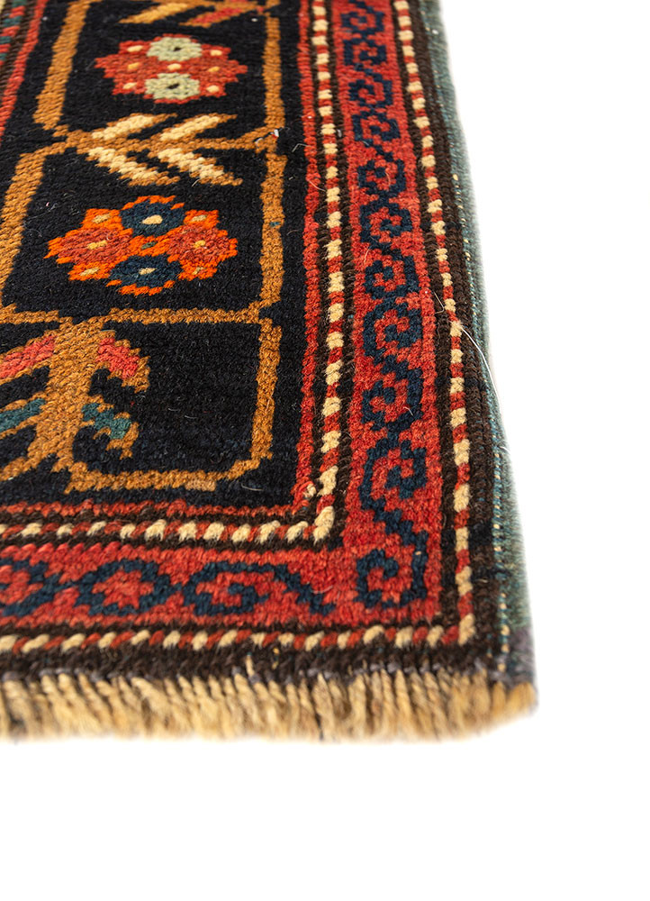 kiaan red and orange wool hand knotted Rug - Corner kiaan red and orange wool hand knotted Rug - Corner