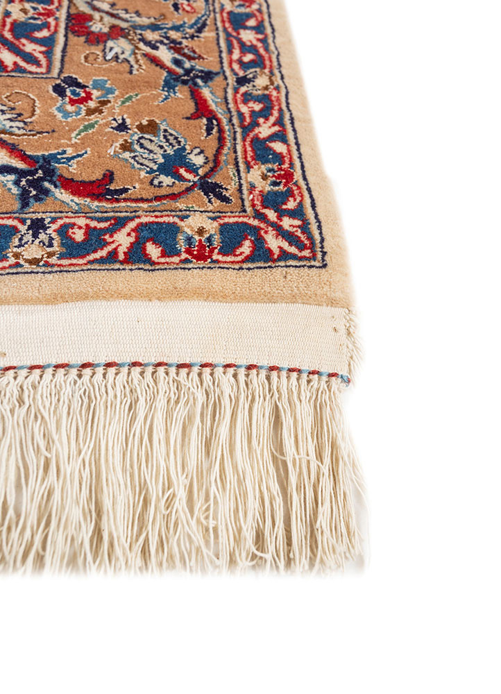 aalam ivory wool hand knotted Rug - Corner aalam ivory wool hand knotted Rug - Corner