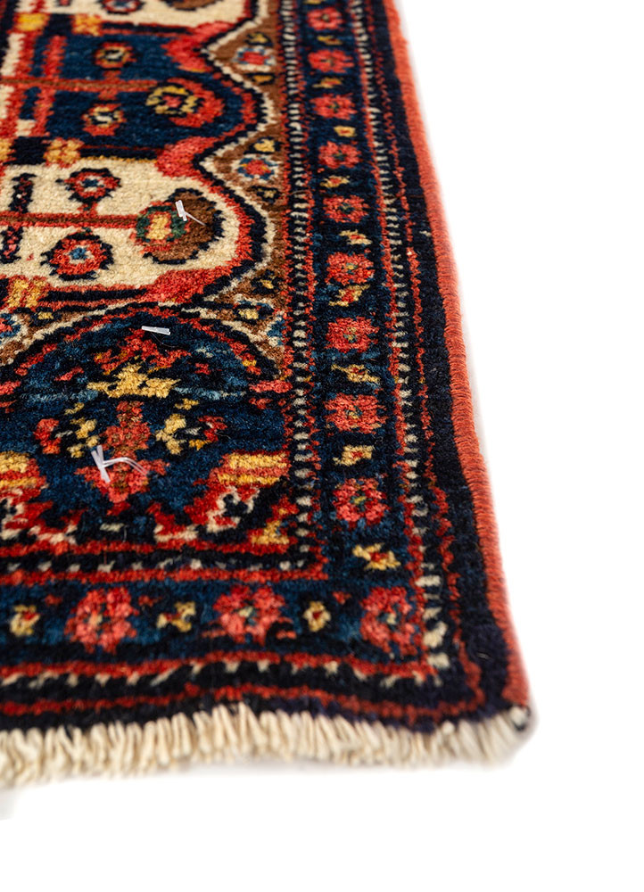 aalam pink and purple wool hand knotted Rug - Corner aalam pink and purple wool hand knotted Rug - Corner