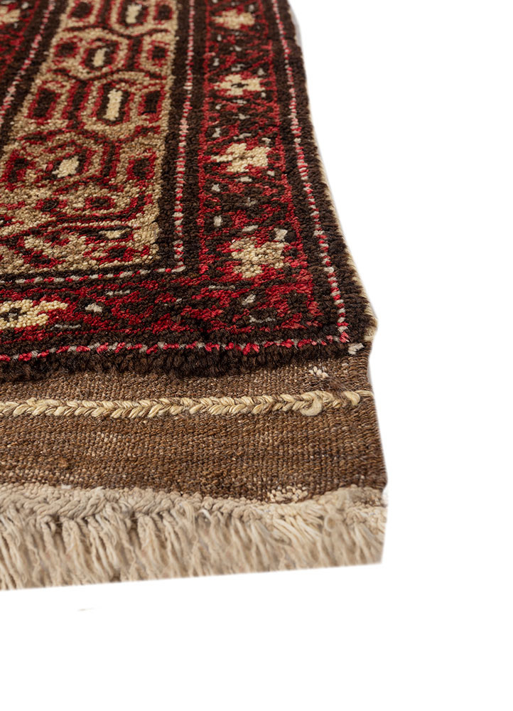 kiaan beige and brown wool hand knotted Rug - Corner kiaan beige and brown wool hand knotted Rug - Corner
