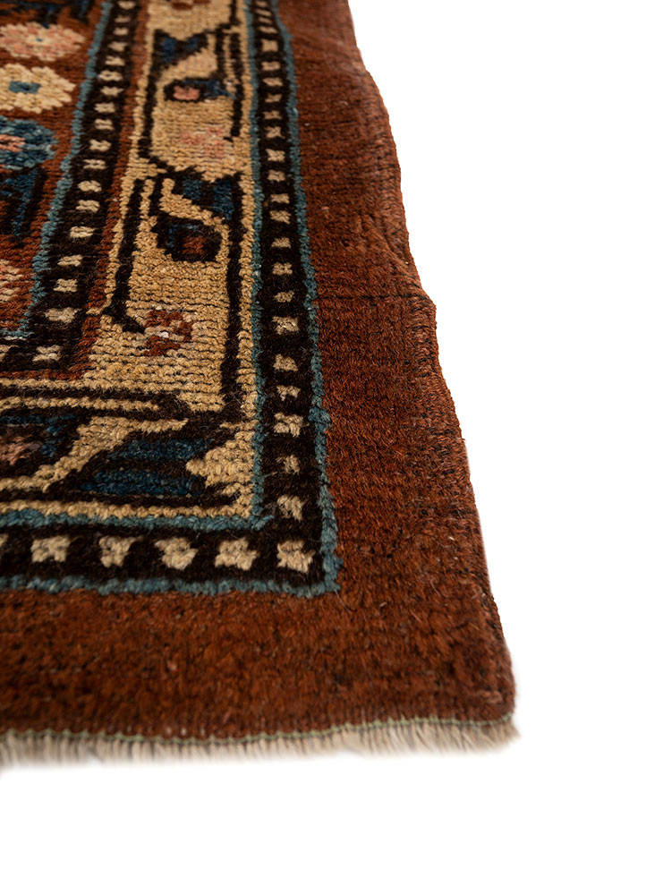 kiaan blue wool hand knotted Rug - Corner kiaan blue wool hand knotted Rug - Corner