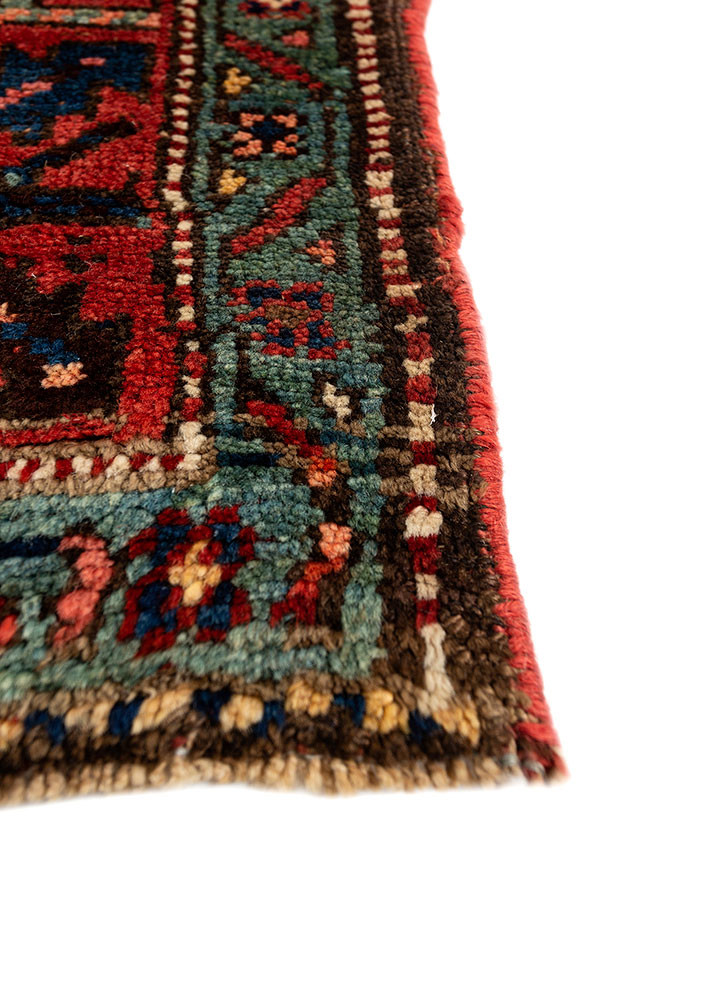 kiaan blue wool hand knotted Rug - Corner kiaan blue wool hand knotted Rug - Corner