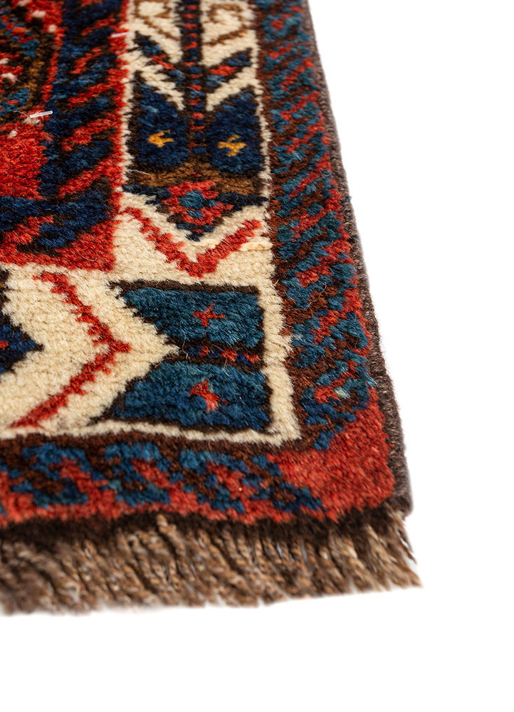 kiaan blue wool hand knotted Rug - Corner kiaan blue wool hand knotted Rug - Corner