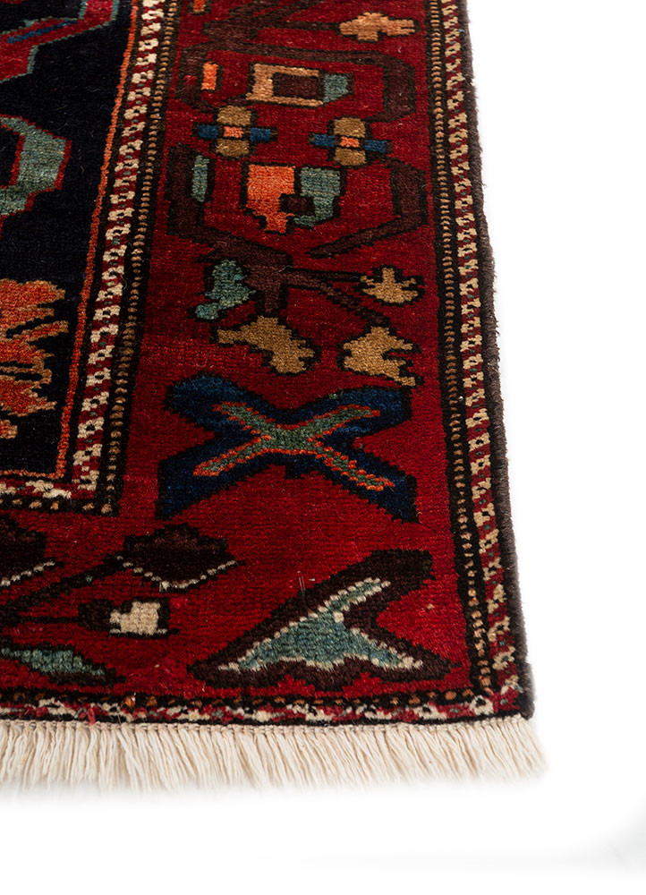 kiaan blue wool hand knotted Rug - Corner kiaan blue wool hand knotted Rug - Corner