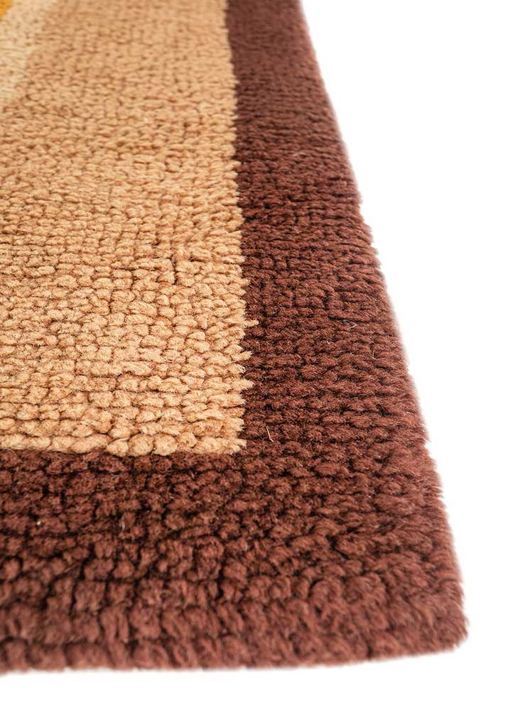 nuray gold wool hand knotted Rug - Corner nuray gold wool hand knotted Rug - Corner