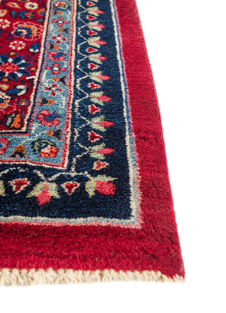 aalam ivory wool hand knotted Rug - Corner aalam ivory wool hand knotted Rug - Corner