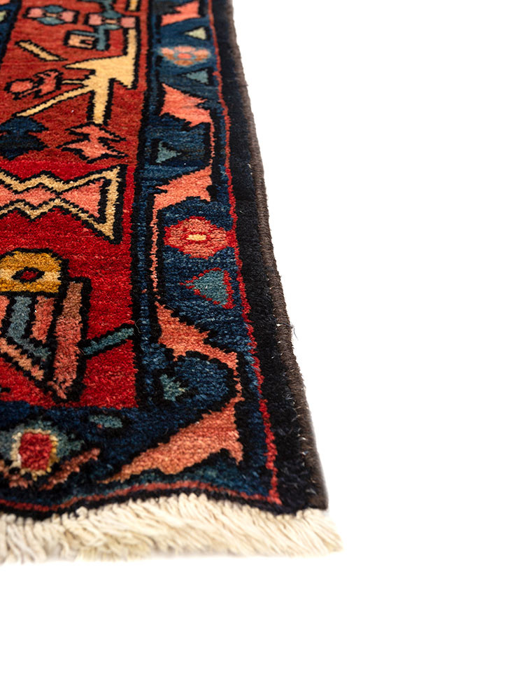 kiaan blue wool hand knotted Rug - Corner kiaan blue wool hand knotted Rug - Corner