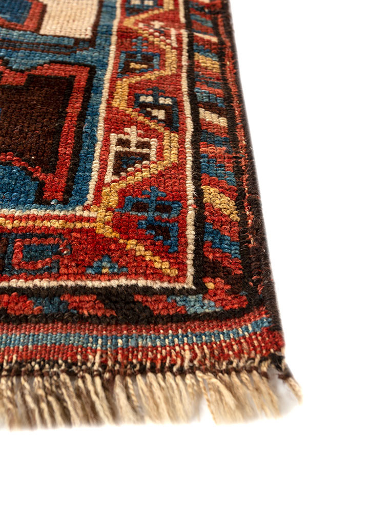 kiaan blue wool hand knotted Rug - Corner kiaan blue wool hand knotted Rug - Corner