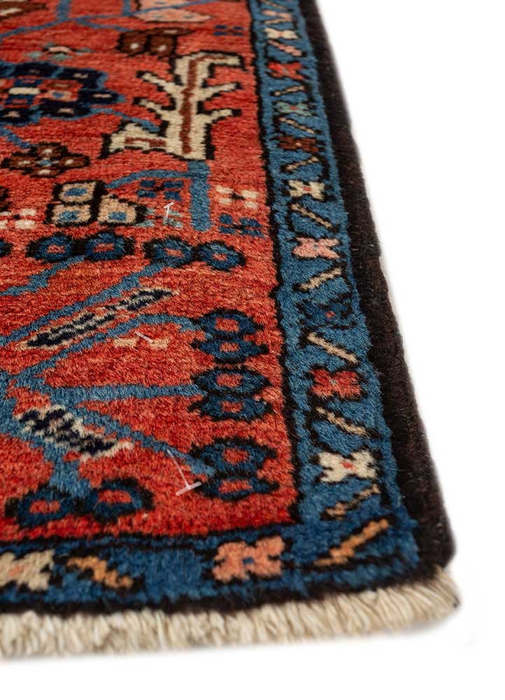 kiaan blue wool hand knotted Rug - Corner kiaan blue wool hand knotted Rug - Corner